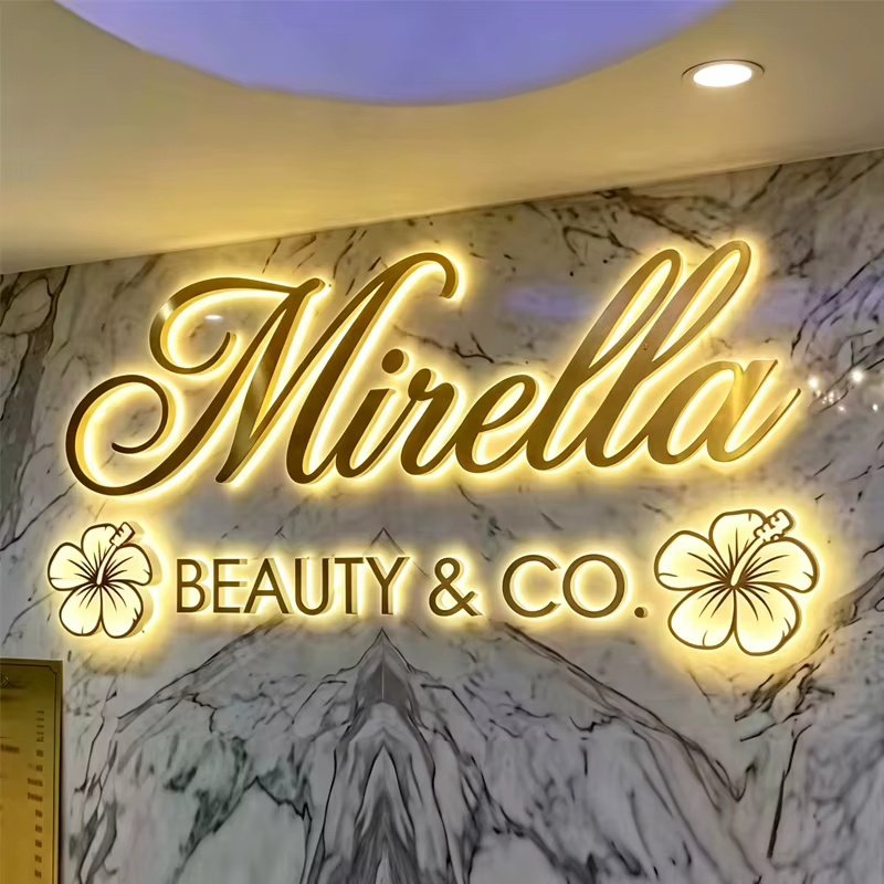 Custom Backlit LED Business Logo Sign