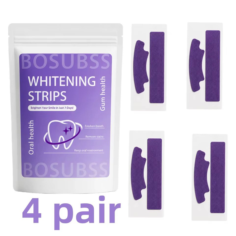 4-Pair At-Home Smile Care Strip Set