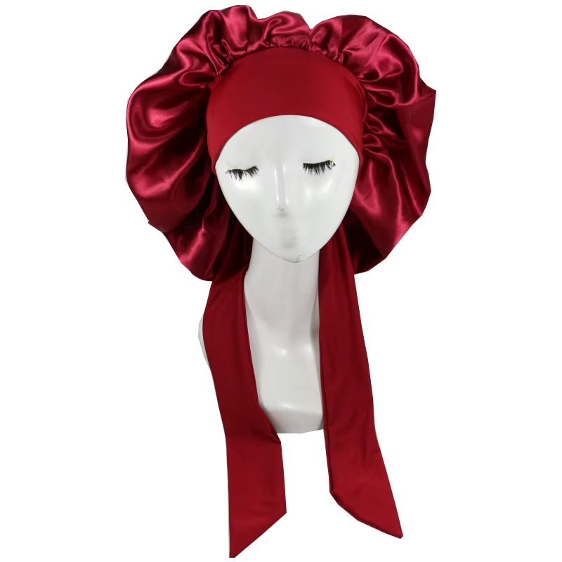 Satin Hair Bonnet for Women and Men